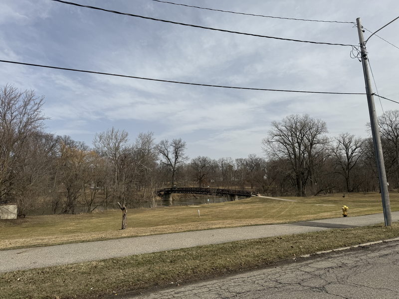 Mott Park Golf Course (Mott Park Disc Golf Course) - March 15 0006 Photo (newer photo)